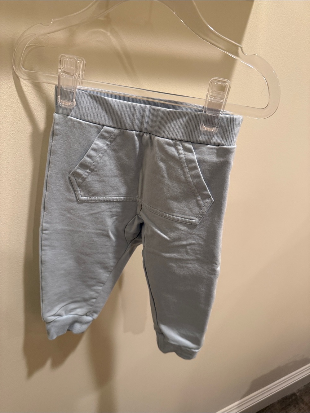 Moncler Light Blue Baby Jogger Pants